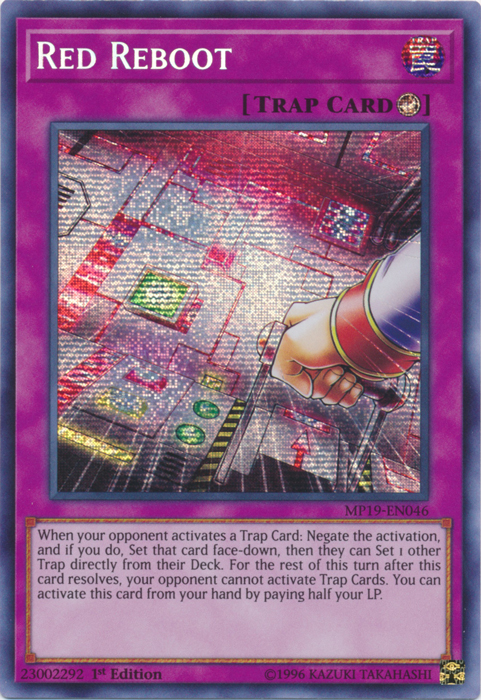 Red Reboot [MP19-EN046] Prismatic Secret Rare | Tables and Towers