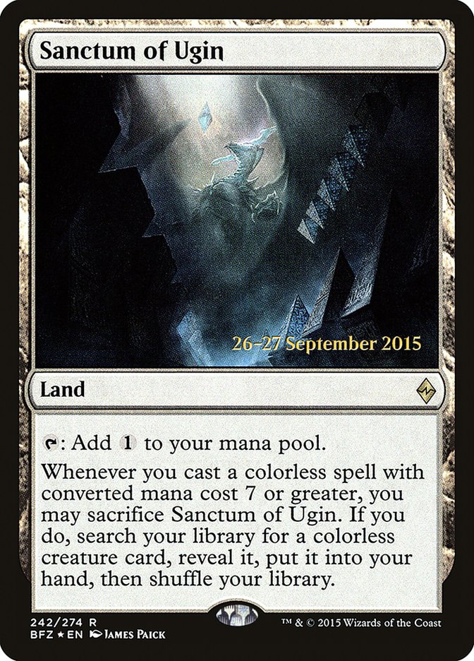 Sanctum of Ugin [Battle for Zendikar Prerelease Promos] | Tables and Towers