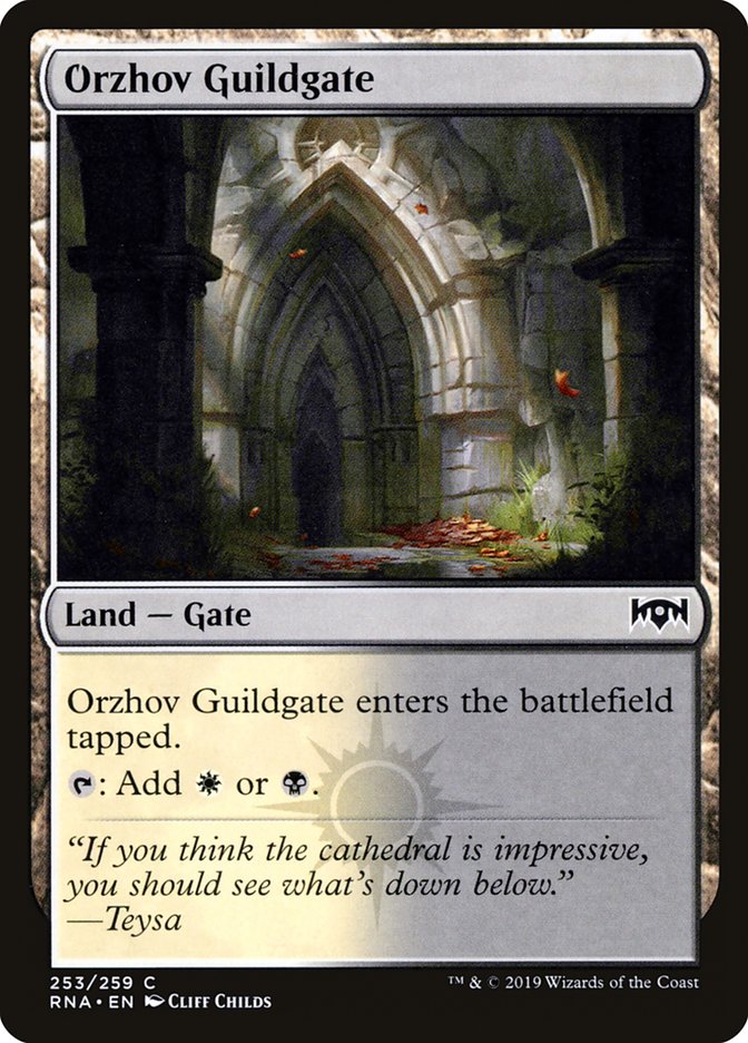 Orzhov Guildgate (253/259) [Ravnica Allegiance] | Tables and Towers