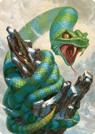 Ohran Frostfang Art Card [Commander Masters Art Series] | Tables and Towers