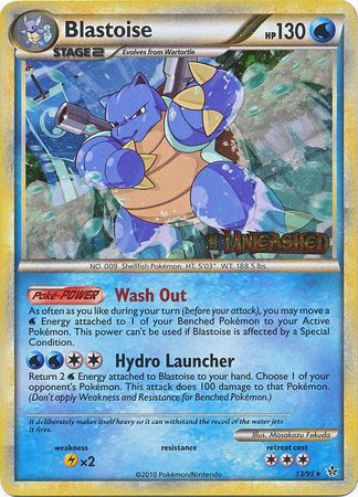 Blastoise (13/95) (Prerelease Promo) [HeartGold & SoulSilver: Black Star Promos] | Tables and Towers