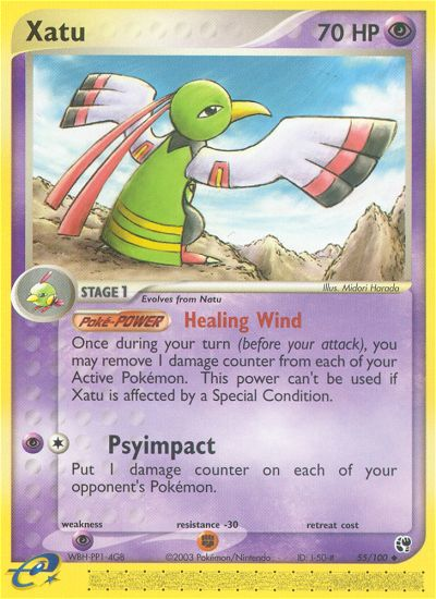 Xatu (55/100) [EX: Sandstorm] | Tables and Towers