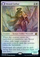 Brutal Cathar // Moonrage Brute [Innistrad: Midnight Hunt Prerelease Promos] | Tables and Towers