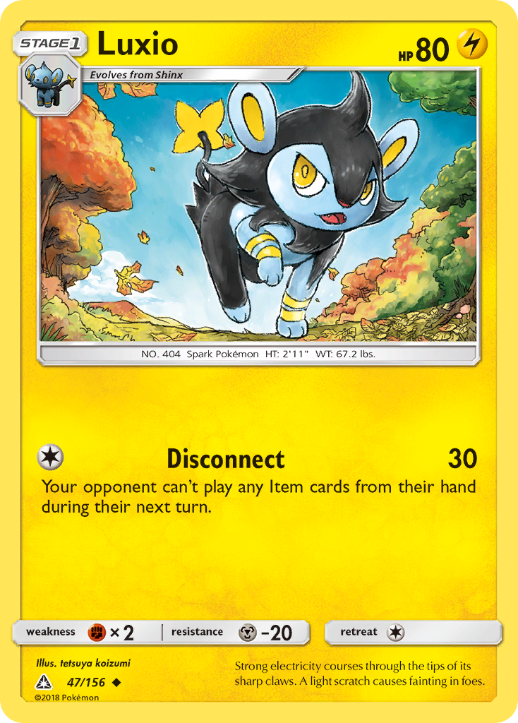 Luxio (47/156) [Sun & Moon: Ultra Prism] | Tables and Towers