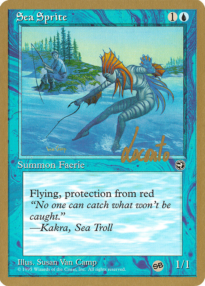 Sea Sprite (Michael Loconto) (SB) [Pro Tour Collector Set] | Tables and Towers