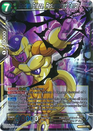 Golden Frieza, Resurrected Terror (BT1-086) [Galactic Battle] | Tables and Towers