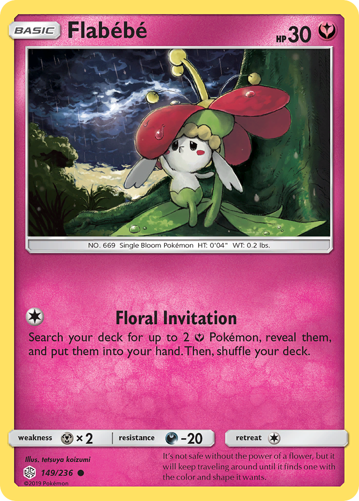 Flabebe (149/236) [Sun & Moon: Cosmic Eclipse] | Tables and Towers