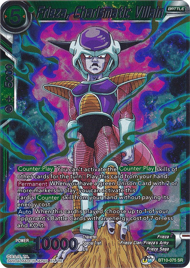 Frieza, Charismatic Villain (BT10-075) [Ultimate Deck 2022] | Tables and Towers