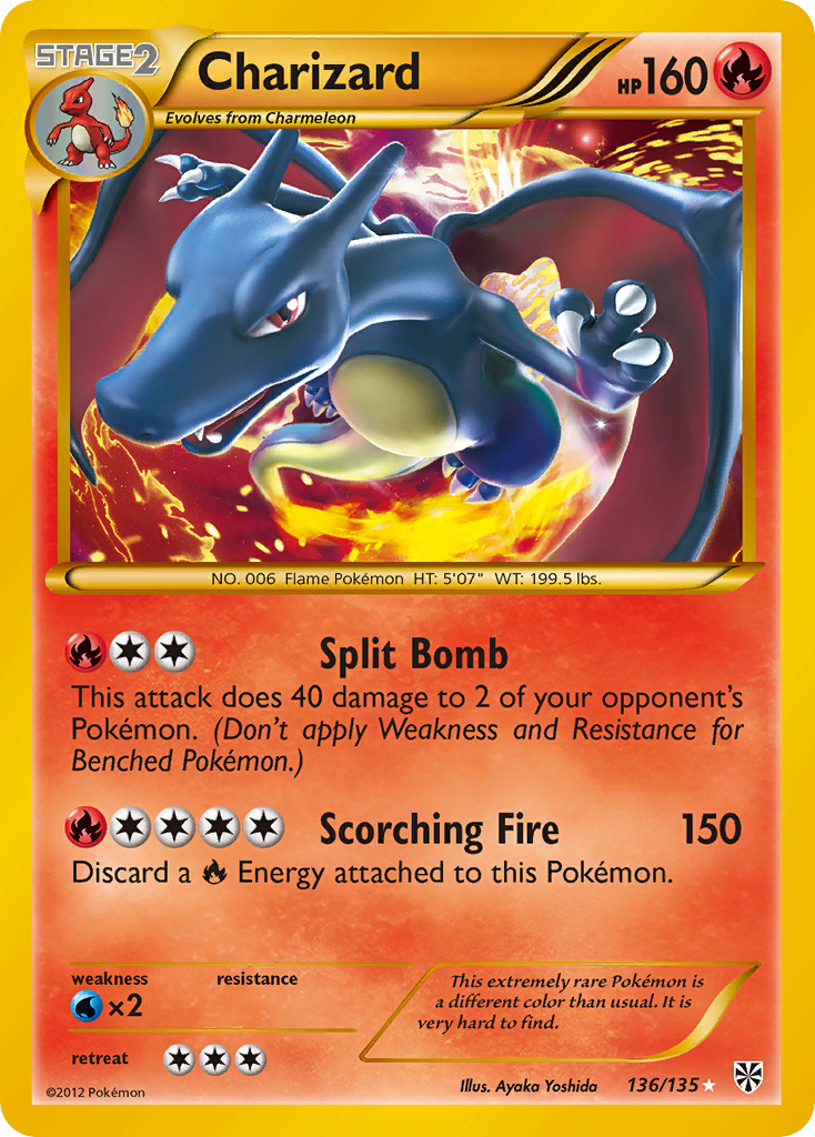 Charizard (136/135) [Black & White: Plasma Storm] | Tables and Towers