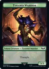 Tyranid (17) // Tyranid Warrior Double-Sided Token [Warhammer 40,000 Tokens] | Tables and Towers