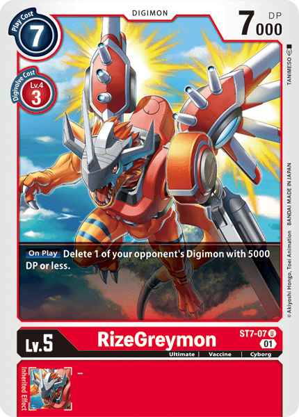 RizeGreymon [ST7-07] [Starter Deck: Gallantmon] | Tables and Towers