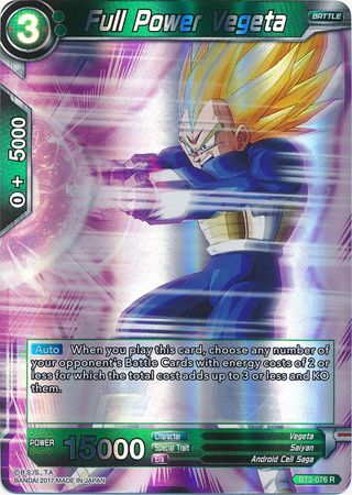 Full Power Vegeta (BT2-076) [Union Force] | Tables and Towers