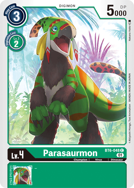 Parasaurmon [BT6-048] [Double Diamond] | Tables and Towers