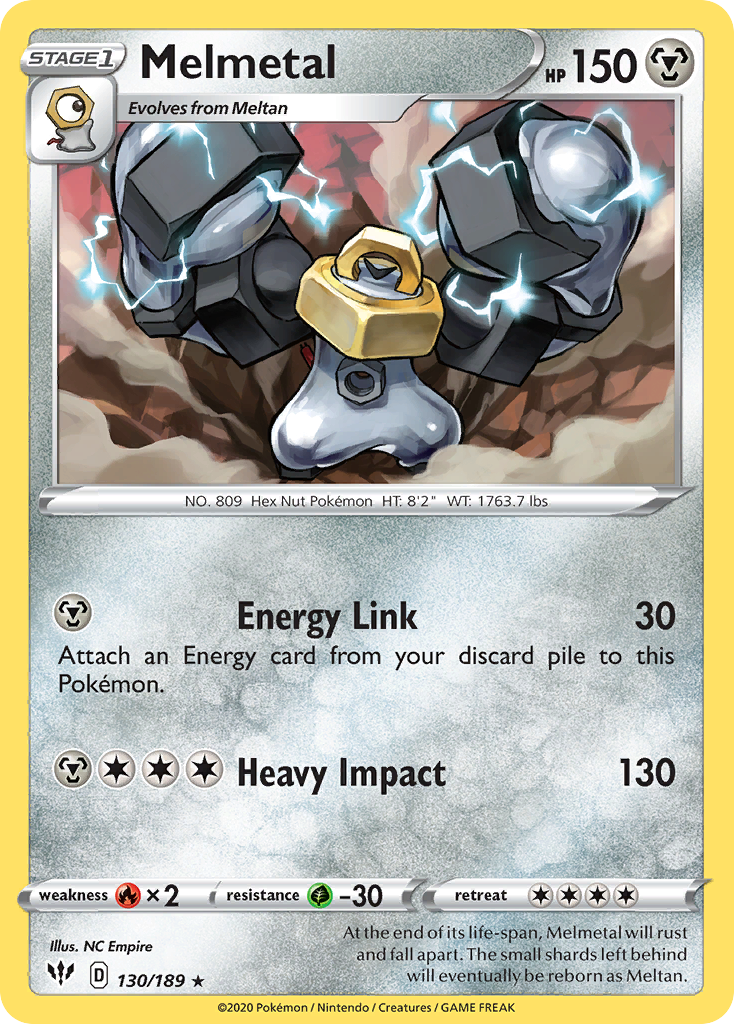 Melmetal (130/189) [Sword & Shield: Darkness Ablaze] | Tables and Towers