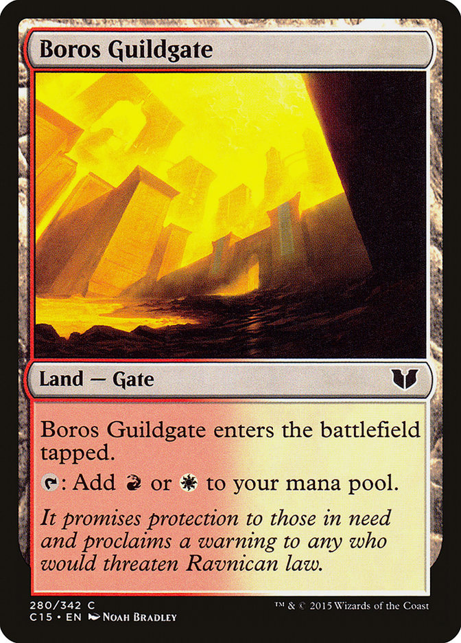 Boros Guildgate [Commander 2015] | Tables and Towers