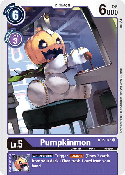 Pumpkinmon [BT2-076] [Release Special Booster Ver.1.0] | Tables and Towers