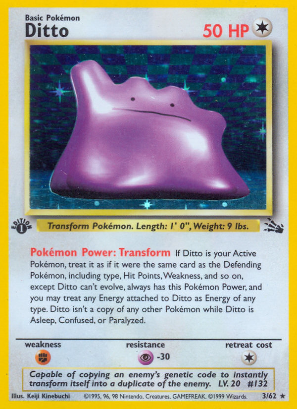 Ditto (3/62) [Fossil 1st Edition] | Tables and Towers