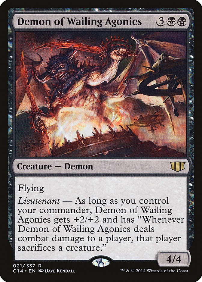 Demon of Wailing Agonies [Commander 2014] | Tables and Towers