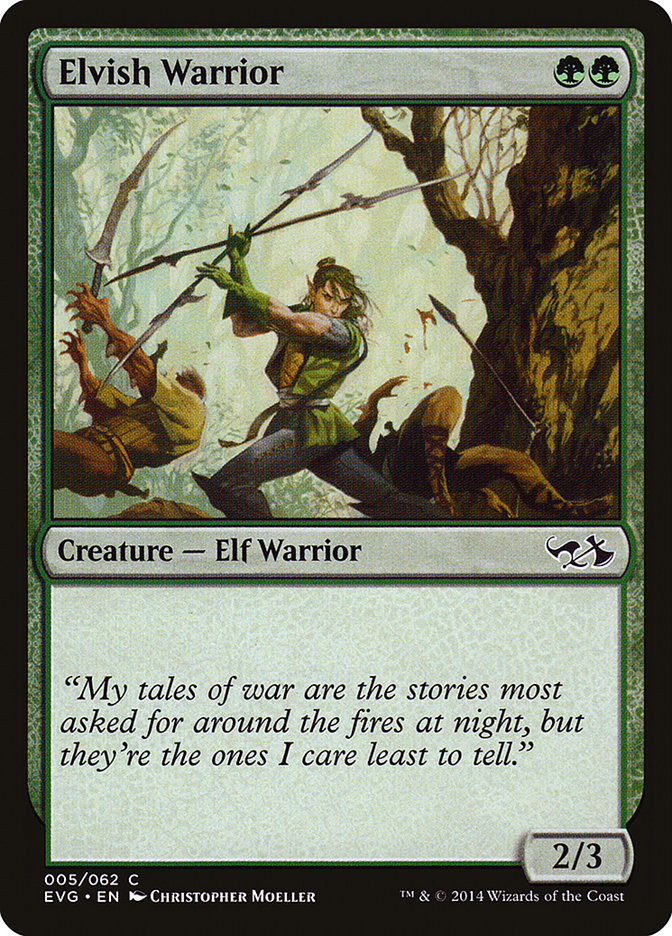 Elvish Warrior (Elves vs. Goblins) [Duel Decks Anthology] | Tables and Towers