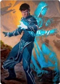 Jace, Mirror Mage 1 Art Card [Zendikar Rising Art Series] | Tables and Towers