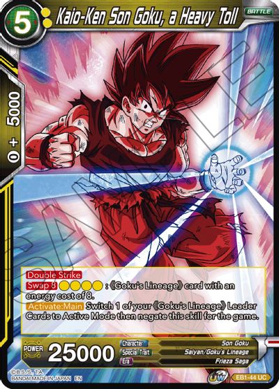 Kaio-Ken Son Goku, a Heavy Toll (EB1-44) [Battle Evolution Booster] | Tables and Towers