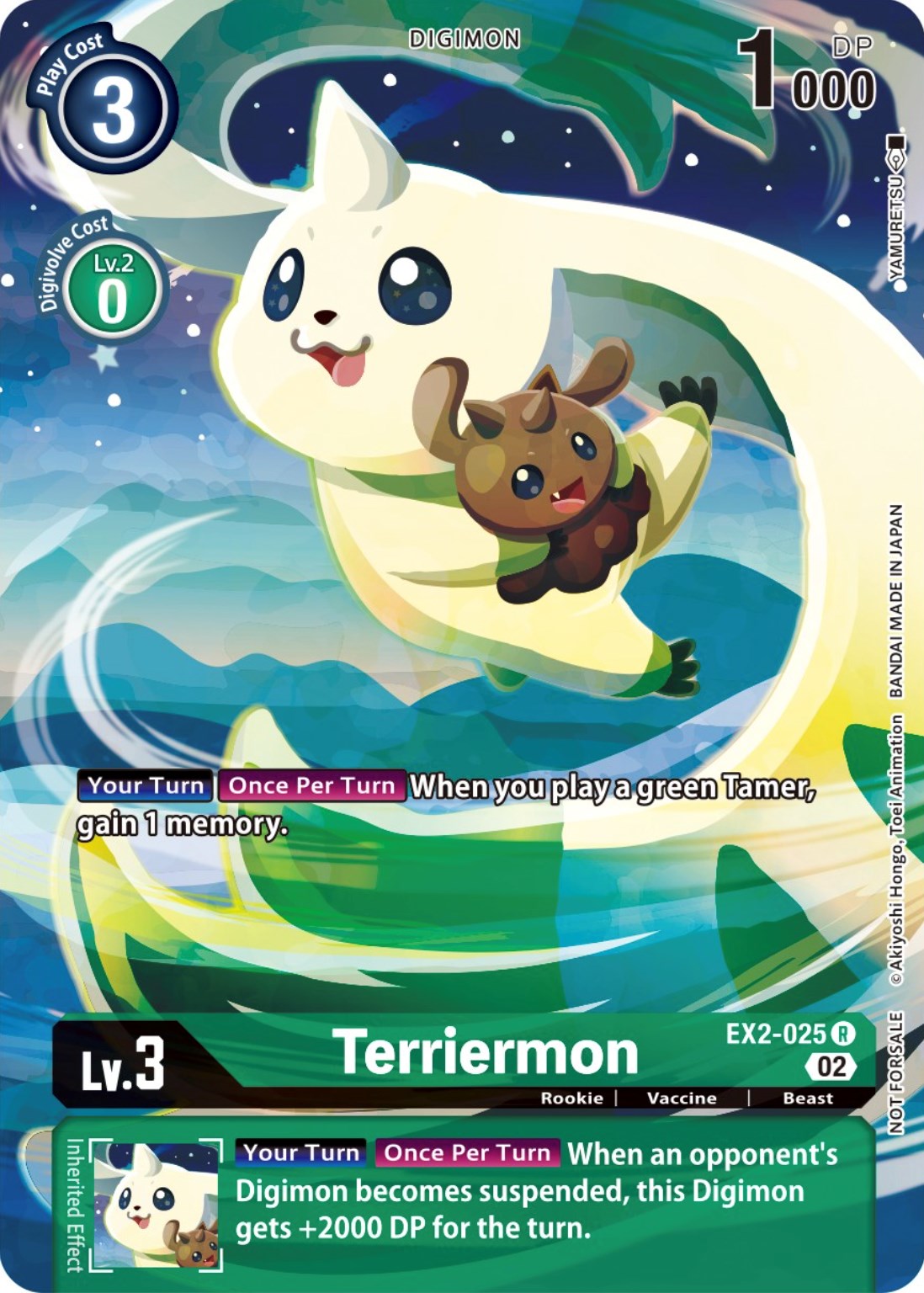 Terriermon [EX2-025] (Digimon Illustration Competition Promotion Pack) [Digital Hazard Promos] | Tables and Towers