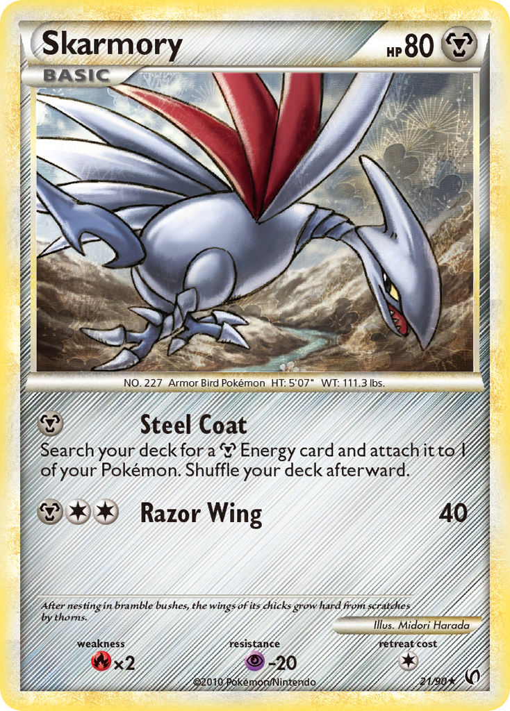 Skarmory (21/90) [HeartGold & SoulSilver: Undaunted] | Tables and Towers