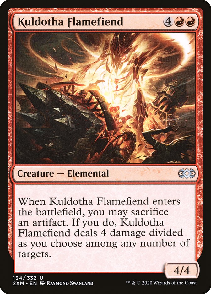 Kuldotha Flamefiend [Double Masters] | Tables and Towers