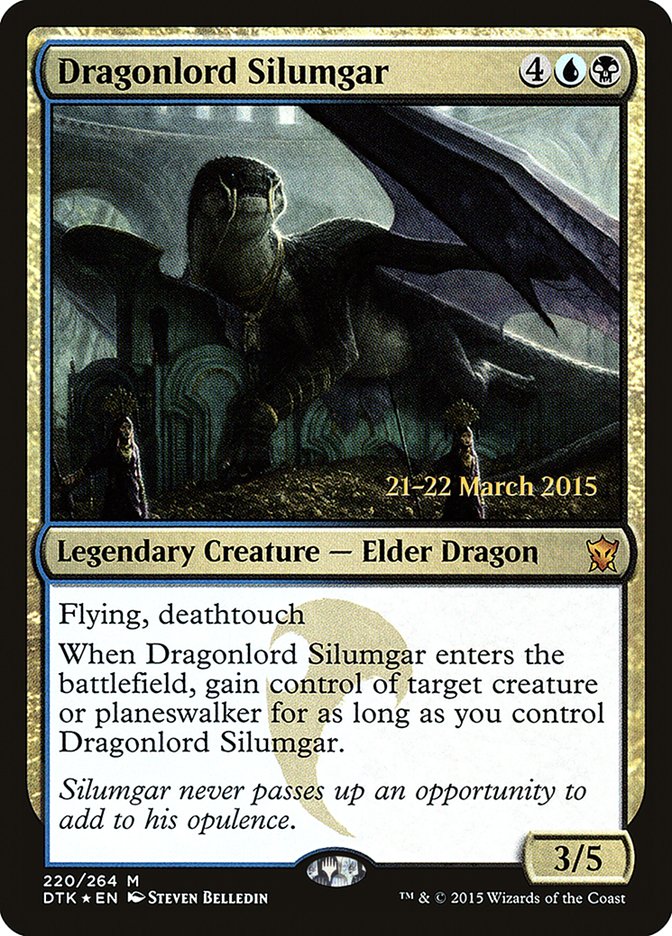 Dragonlord Silumgar [Dragons of Tarkir Prerelease Promos] | Tables and Towers