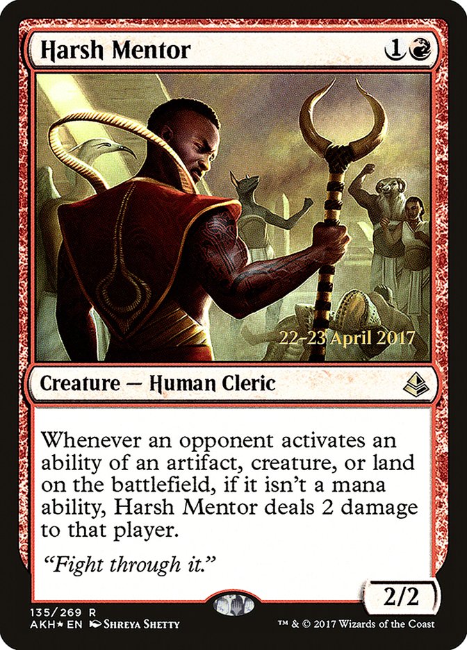 Harsh Mentor [Amonkhet Prerelease Promos] | Tables and Towers