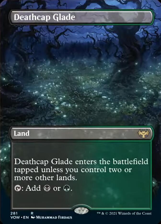 Deathcap Glade (Borderless Alternate Art) [Innistrad: Crimson Vow] | Tables and Towers