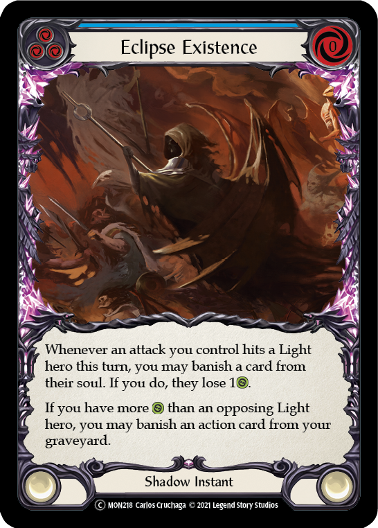 Eclipse Existence [U-MON218-RF] (Monarch Unlimited)  Unlimited Rainbow Foil | Tables and Towers