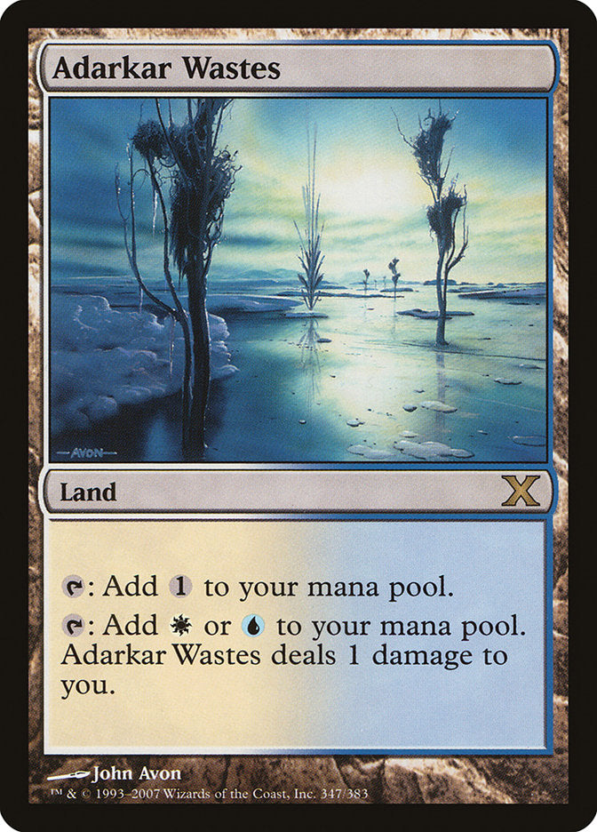 Adarkar Wastes [Tenth Edition] | Tables and Towers