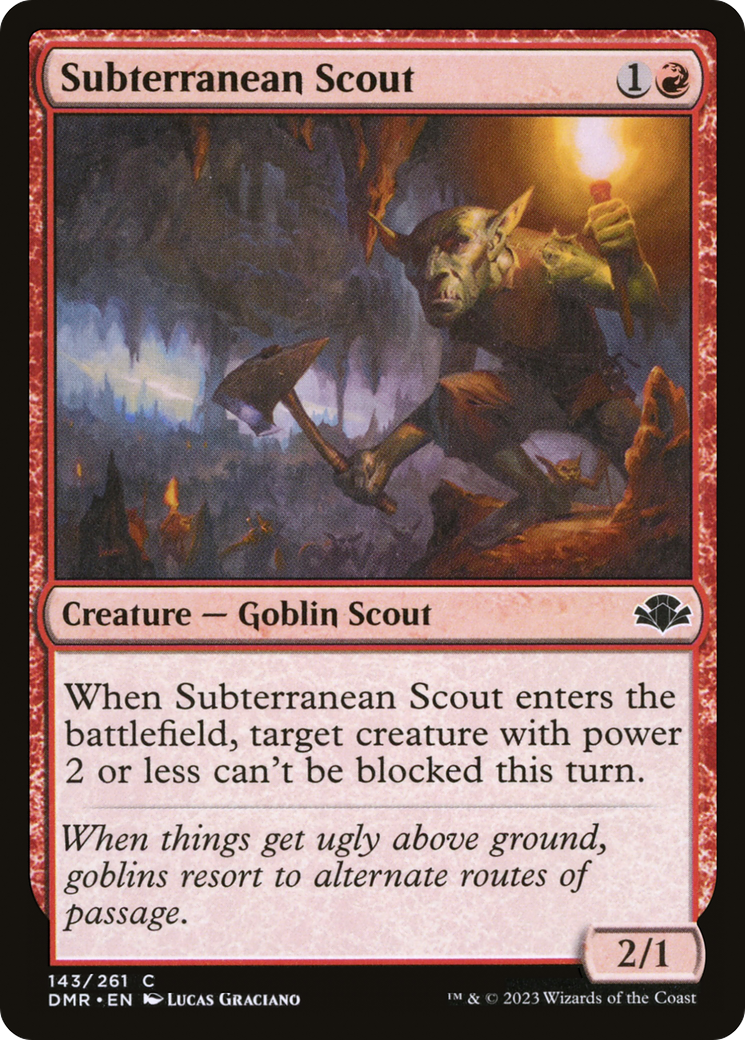 Subterranean Scout [Dominaria Remastered] | Tables and Towers