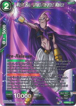 Majin Buu // Majin Buu, Unadulterated Might (BT14-062) [Cross Spirits Prerelease Promos] | Tables and Towers