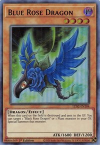 Blue Rose Dragon (Purple) [LDS2-EN104] Ultra Rare | Tables and Towers