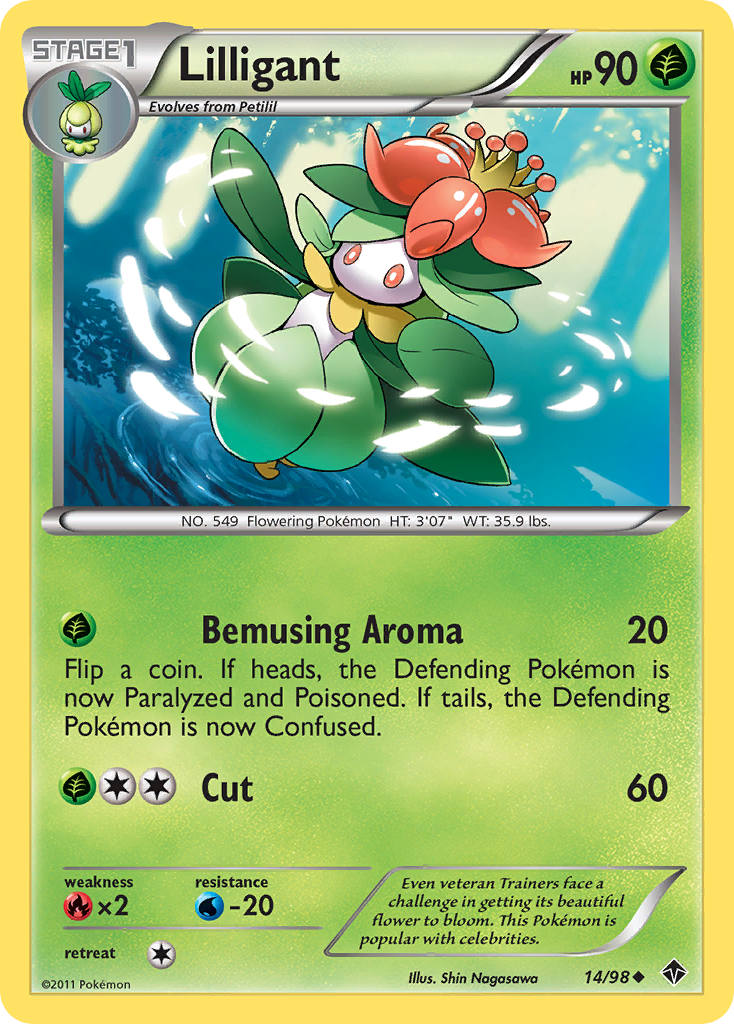 Lilligant (14/98) [Black & White: Emerging Powers] | Tables and Towers