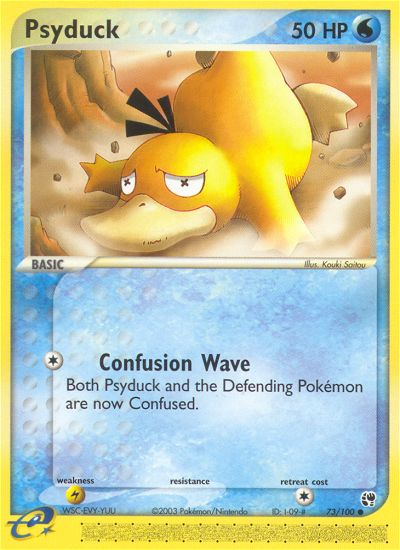 Psyduck (73/100) [EX: Sandstorm] | Tables and Towers