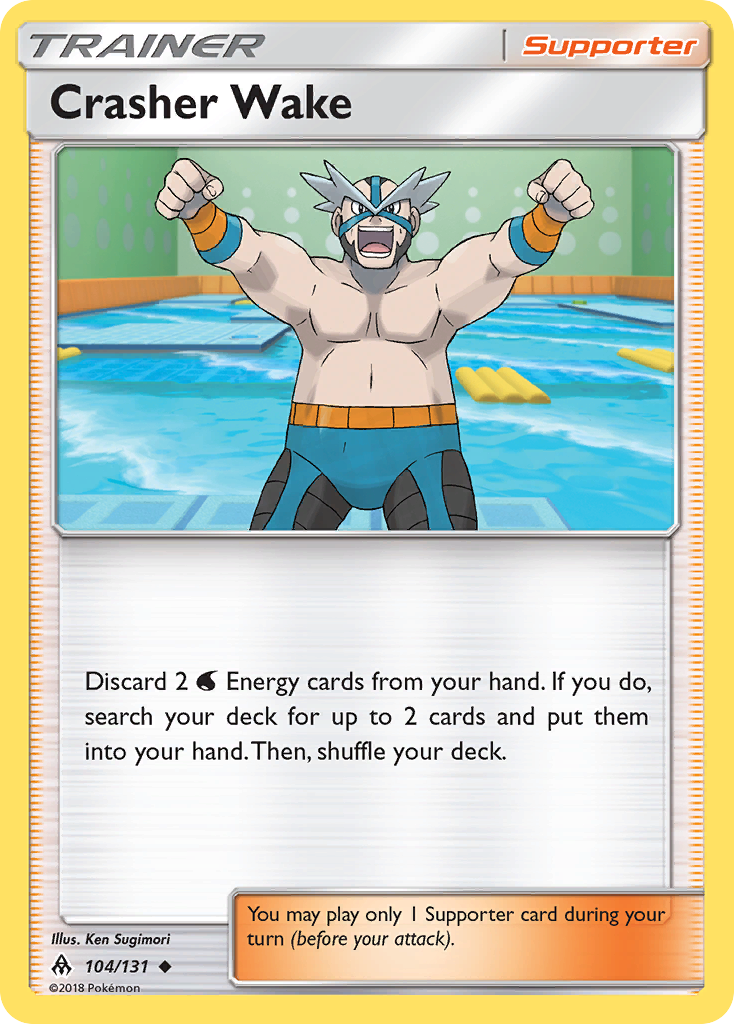 Crasher Wake (104/131) [Sun & Moon: Forbidden Light] | Tables and Towers