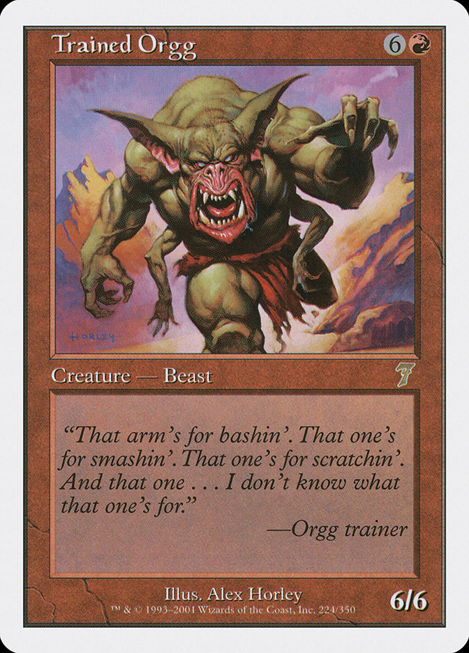 Trained Orgg [Seventh Edition] | Tables and Towers