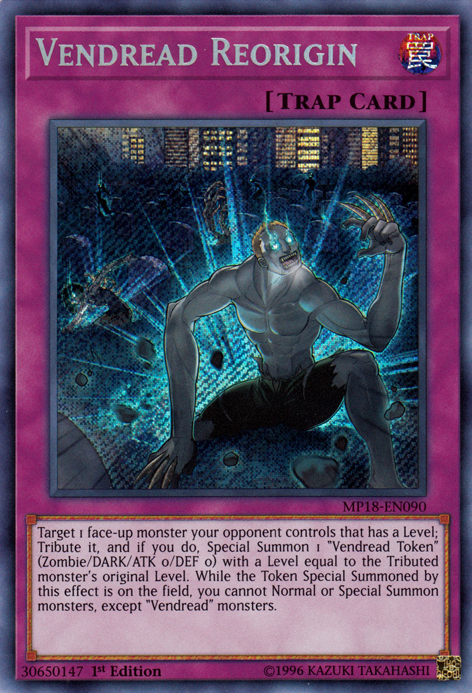 Vendread Reorigin [MP18-EN090] Secret Rare | Tables and Towers