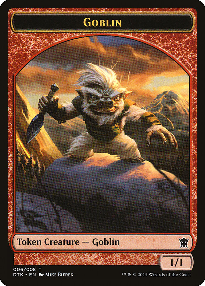 Goblin Token [Dragons of Tarkir Tokens] | Tables and Towers