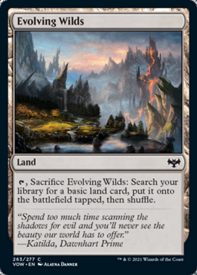 Evolving Wilds [Innistrad: Crimson Vow] | Tables and Towers