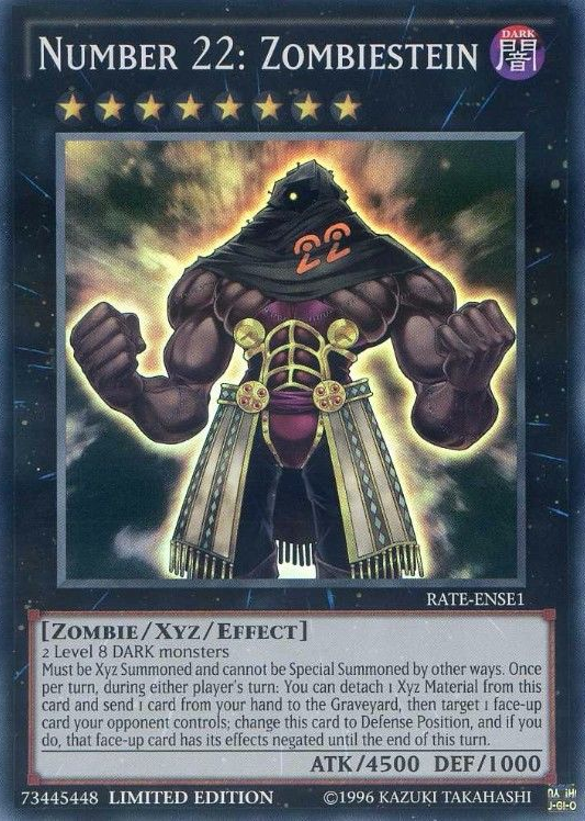 Number 22: Zombiestein [RATE-ENSE1] Super Rare | Tables and Towers