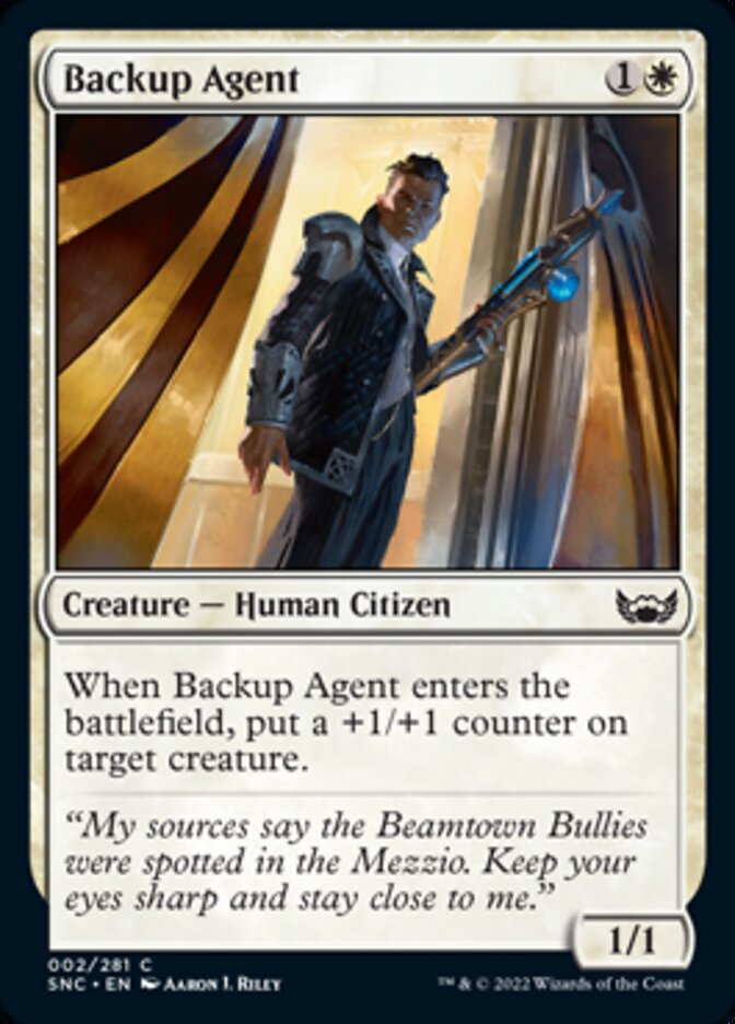 Backup Agent [Streets of New Capenna] | Tables and Towers