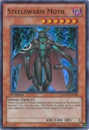 Steelswarm Moth [HA05-EN048] Super Rare | Tables and Towers