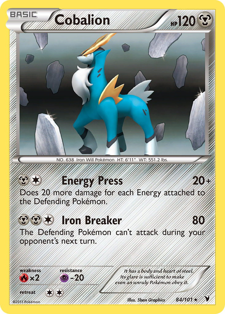 Cobalion (84/101) [Black & White: Noble Victories] | Tables and Towers