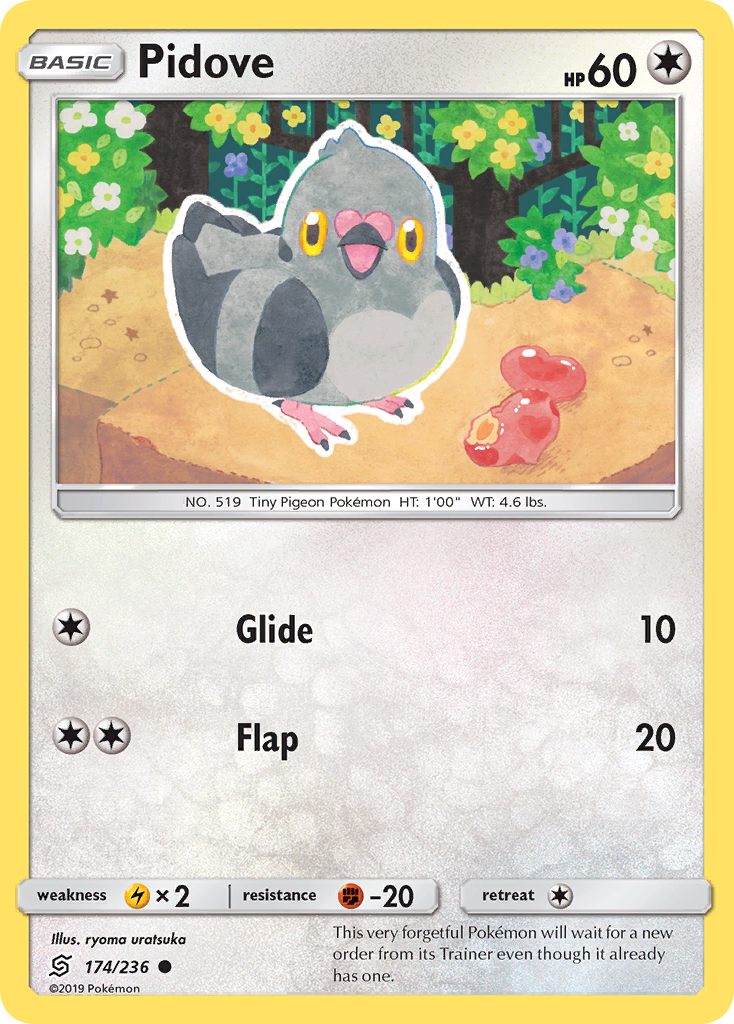 Pidove (174/236) [Sun & Moon: Unified Minds] | Tables and Towers