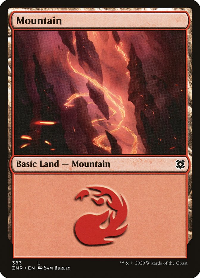 Mountain (383) [Zendikar Rising] | Tables and Towers