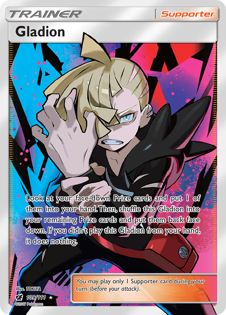 Gladion (109/111) [Sun & Moon: Crimson Invasion] | Tables and Towers